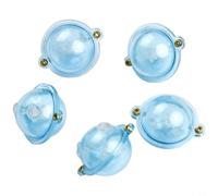 Round Bubble Floats, 5x Round Bubble Float Marker Float Water Injection Float 25mm Boat Fishing Float