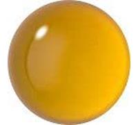Round Cabochons Flat Back Crystal Glass Stone 12 mm, Yellow 9 Transparent (90000), Czech Republic (Crystal Glass Rhinestones)