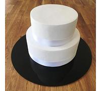 Round Cake Board - Black, 11"