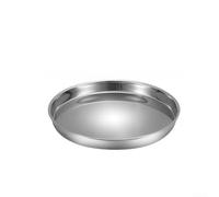 Round Cake Pan Made from 201 Stainless Steel for Oven Baking, Mirror Finished Ensures Easy Food Release, Multiple Size Options from 16CM to 34CM (A18CM)