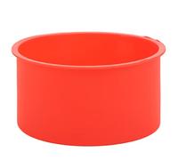 Round Cake Pans Silicone Molds Food Grade Silicone Baking Pans Non Stick Easy Release Reusable Dishwasher Safe for Layer Cakes Cheesecakes Breads Chocolate Cakes 3.5x3.5x2.0 Inches