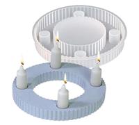 Round Candle Mould - Crafting Tool for Candles, DIY Holder Kit, Creative Workshop Accessory, Candle Making, Decorative Item | Multi-Purpose Design Perfect for Festival Home Party Workshop Din