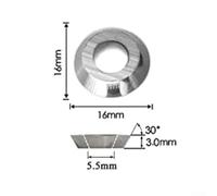 Round Carbide Insert R16x3mm for Ci0 Full-Size and Professional Series for Easy Finishers Wood Turning Tools, 10-Piece Set