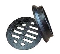 Round Cast Iron Drain Cover,Drain Grate Replacement Cover Snap-in Shower - Trench Grate for Garage and Basement Floor Drain Strainer(250)