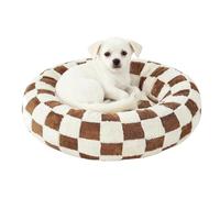 Round Cat Bed Plush Winter Pet Nest