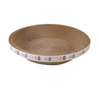 Round Cat Scratching Board for Cats - Oval Cat Scratching Board Bowl Nest Scratcher Corrugated Lounge