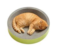 Round Cat Scratching Post - Shaped Animal Scratching Post, Cardboard Toy, Interactive Play , Portable Enrichment Activity to Save Furniture, Place of R