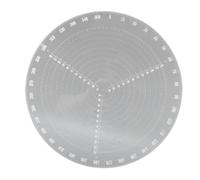 Round Center Finder Compass, Acrylic Wood Lathe Centering Ruler, Adjustable 10-150 mm Radius Circle Drawing Tool for Woodworking Carpenter Craft DIY Projects