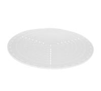 Round Center Finder Tool, Clear Acrylic Center Marking Circle Gauge for Woodworking Lathe DIY Transparent Measuring Ruler for Wood Crafts Small 1 Piece