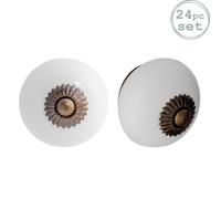 Round Ceramic Cabinet Knobs - Pack of 24 Nicola Spring White 1000mm x 500mm