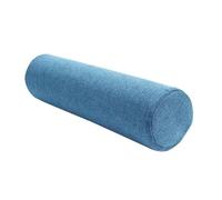 Round Cervical Roll Cylinder Bolster Pillow with Removable Washable Cover, Cylindrical Pillow,Body Pillow Designed for Head,Neck,Back,and Legs Support,Ergonomically Designed(Indigo,5x28in/12x70cm)