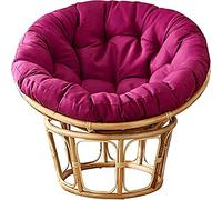 Round Chair Cushions for Papasan, Thick Overstuffed Pads for Hammocks and Swing Seats, Comfortable Cushion for Outdoor Hanging Egg Seats