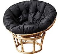 Round Chair Cushions, Thick Overstuffed Pads for Papasan and Hanging Egg Seats, Comfortable Cushions for Outdoor Hammocks and Swings, Ideal for Relaxation