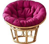 Round Chair Cushions, Thick Overstuffed Pads for Papasan and Hanging Egg Seats, Comfortable Cushions for Outdoor Hammocks and Swings, Ideal for Relaxation