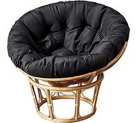 Round Chair Cushions, Thick Overstuffed Pads for Papasan and Hanging Egg Seats, Comfortable Cushions for Outdoor Hammocks and Swings, Ideal for Relaxation