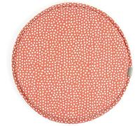 Round Chair Cushions, With Drawstring, Non-Slip and Breathable Design - 1 Piece, Suitable For Living Room, Bedroom, Dining Room, Orange Polka Dots, 12.0 Inches.