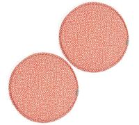 Round Chair Cushs Set of 2 Non-Slip Seat Pads 45x45cm Dot Stool Covers table Bar Stool Cushs with Ties Perfect for Home & Patio Decor