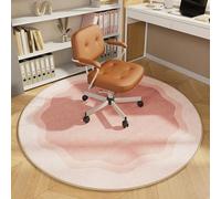 Round Chair Underlay Office Chair Mat Desk Floor Mat | 100x100cm,Computer Desk Rug, Gaming Mat, Floor Protector Mat, for Home Office, for Hardwood Floor