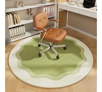Round Chair Underlay Office Chair Mat Desk Floor Mat | 60x60cm,Computer Desk Rug, Gaming Mat, Floor Protector Mat, for Home Office, for Hardwood Floor