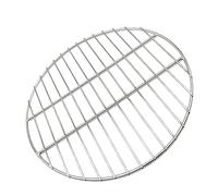 Round Charcoal Grate, Heat-Resistant Stainless Steel Accessories, Charcoal Grill Plate, for Outdoor Backyard Camping Picnic Garden Barbecue Beach BBQ Gatherings Men Women Family Friends