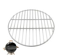 Round Charcoal Grate - Heat-Resistant Stainless Steel Rack | Charcoal Grill Plate | for Outdoor, Camping, Picnic, Beach BBQ, Gatherings, Men, Women, Family, Friends