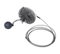 vidaXL Chimney Cleaning Brush with Thread - Efficient, Durable, and Easy-to-Use Cleaning Tool, Includes Ball & Chain - 15 cm Diameter