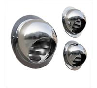 Round Chimney Cover 304 Stainless Steel Vent Cover with Bird Guard for Fireplace Exhaust Exterior Stove Pipe Range Hood Wall Soffit 150mm 160mm 170mm 180mm 200mm 250mm 300mm(250mm/9.8in)