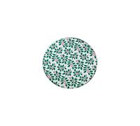 Round Christmas Cake Board. Silver Holly. 6"