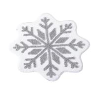 Round Christmas Rug | Imitation Cashmere Round Mat,Non-slip Christmas Decoration, Machine Washable Soft Throw Rugs Carpet For Living Room, Bedroom, Bathroom