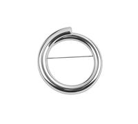 Round Circle Geometric Statement Brooches for Women Men Trendy Minimalist Style Circular Brooches Lapel Pins Coat Jacket Dress Shawl Accessory Fashion Durable Metal Pins Modern Jewelry, 1, Metal, no
