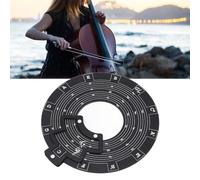 Round Circle of Fifths Wheel Metal Melody Tool with Storage Bag,Aluminum Alloy Chord Wheel Melody Chord Tool Music Theory Learning Tool Music Transpose Accessories for Musicians
