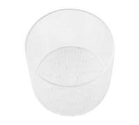 Round Clear Aquarium Shrimp Feeder Dish, Acrylic 100mm Fish Tank Food Tray Container Shrimp Feeding Dish for Avoid Corals Food Floating Around (80mm)