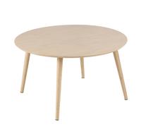 Round Coffee Table - Bamboo, Minimalist Design, Living Room Furniture