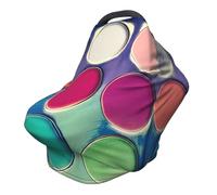 Round color palette Versatile full-print Stroller Chair Cover/Nursing Cover, specially designed for your baby