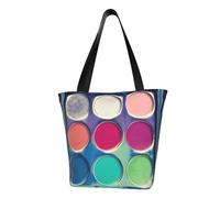 Round color palette Women's shoulder handbag, crossbody shoulder bag, weekend travel shopping shoulder bag