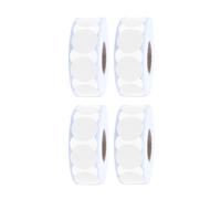 Round Colored Stickers,WINCUR High Visibility Removable Sticky Dots Color Coding Labels,Effortless to Write On Colored Dot Stickers,for Classroom,Yard Sale-1000PCS/Roll,4 Volume Package(White 0.51")