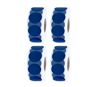 Round Colored Stickers,WINCUR High Visibility Removable Sticky Dots Color Coding Labels,Effortless to Write On Colored Dot Stickers,for Classroom,Yard Sale-1000PCS,4 Volume Package(Navy Blue 0.75")
