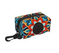 Round Colorful Petals Pet travel garbage bag storage bag Essentials for hiking or camping in the countryside Ensure you have an enjoyable experience