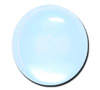 Round Coloured Domed Shank Buttons - 4 Sizes - 7 Colours in The Range Pale Blue - 20mm Wide (32L) x 5 Buttons