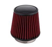 Round Cone Air Filter, Universal washable Car Modification High Flow Inlet Air Intake Round Cone Air Filter filters Cleaner for cars (100mm)