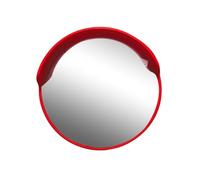 Round Convex Mirror,Outdoor Curved Safety Mirror,Adjustable Angle,Wide Angle Clear View for Garage Home Parking Factory Office(120cm)