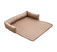 Round Cool Pet Sofa Cushion,Dog Cooling Pad, Cat Cooling Blanket, with Breathable & Soft Material, Temperature-Regulating Comfort, Blue, for Cats, Puppies, Kittens, Indoor, Cage, Car, House, Cave