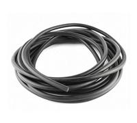 Round Cord Seal Rubber 1 m EPDM Black Rubber Cord Round Cords Foam Rubber Joint Cord (Diameter 6.35 mm)