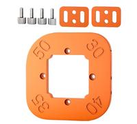 Round Corner Arch Cutting Templates - 4 in 1 Woodworking Hand Tool | Positioning of Shape for Router Projects, Furniture Making, Cabinet Edges, Ideal for Woodworkers and Professionals