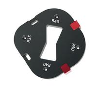 Round Corner Radius Model - Wooden Corner Radius | Aluminum Alloy Radius Templates | Aluminum Alloy Router Templates | Woodworking Templates For