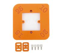 Round Corner Radius Template for Woodworking Router Table Jig - Wood Board Arc Cutting Tool with R10 R15 R20 R25 Angles - High Strength Synthetic Board Construction with