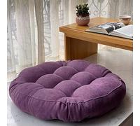 Round Cotton Chair Cushion for Outdoor Use - Thick and Comfortable, Filled with PP Cotton, Ideal for Patios, Kitchens, and Dining Rooms