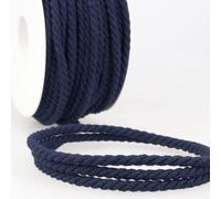 Round Cotton Cord Navy - per metre