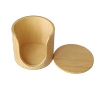 Round Cotton Holder - Makeup Pad Storage Organizer Cosmetic Organizer Round Cotton Storage Box | Perfect for Women, Ladies, Wives, , Beauty Lovers, Home