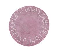 Round Cotton Kids Area Rug ø 120 cm Pink VURGUN